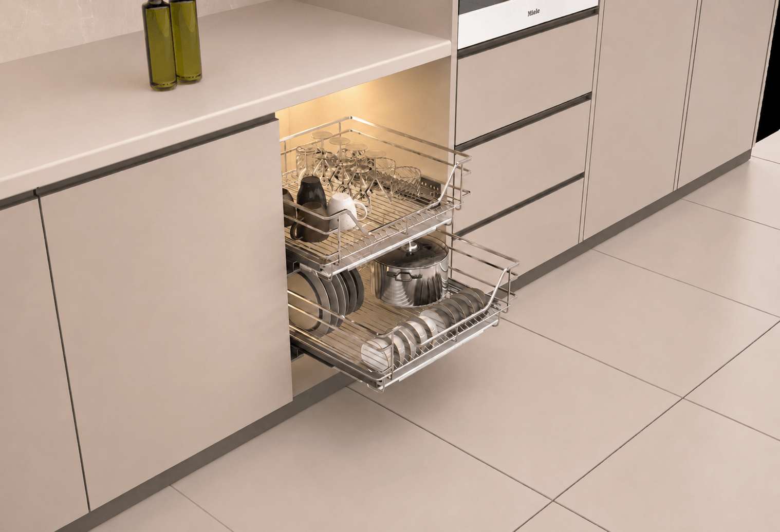 Four Side Flat Basket