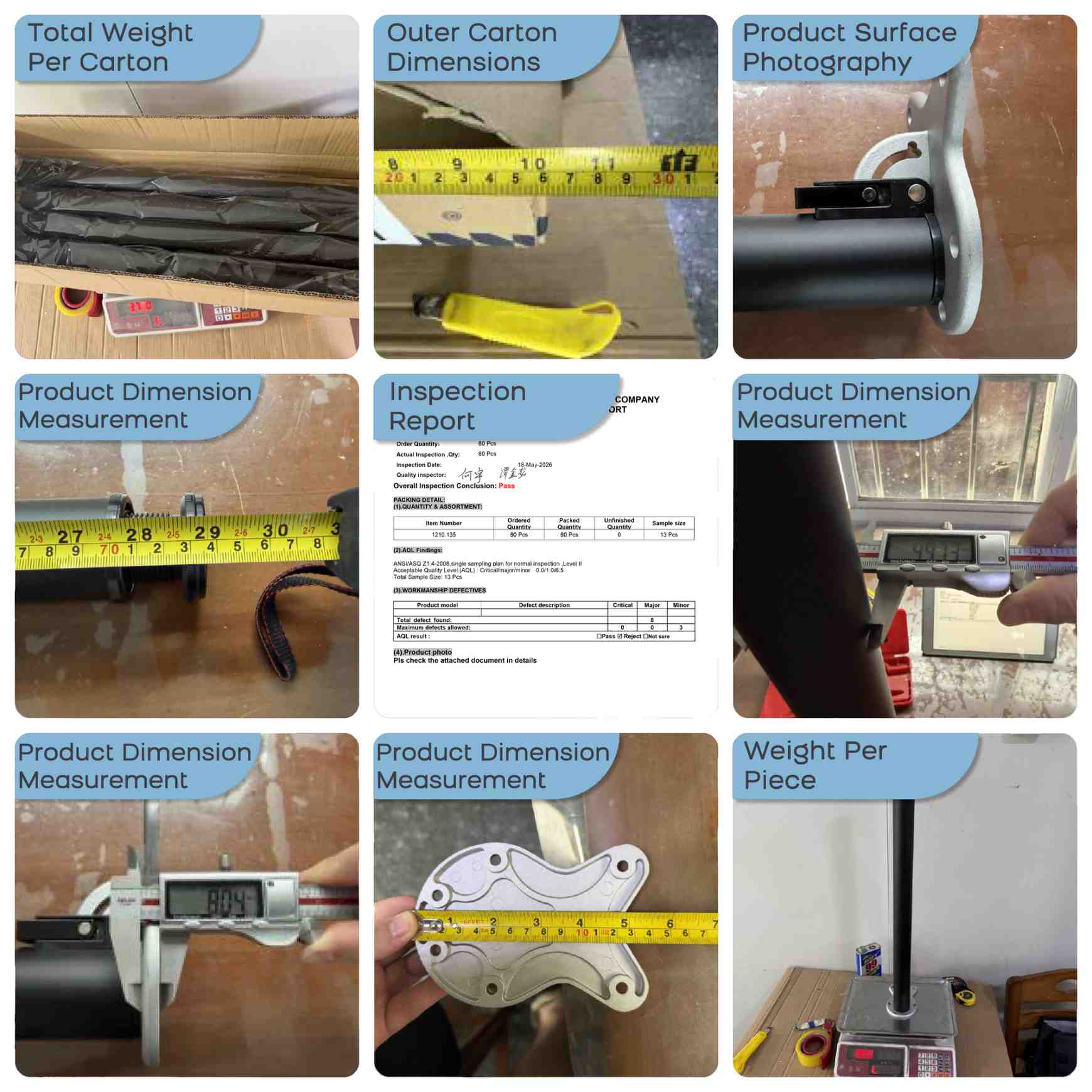 BENEOX factory inspection and cabinet organizer quality control checklist