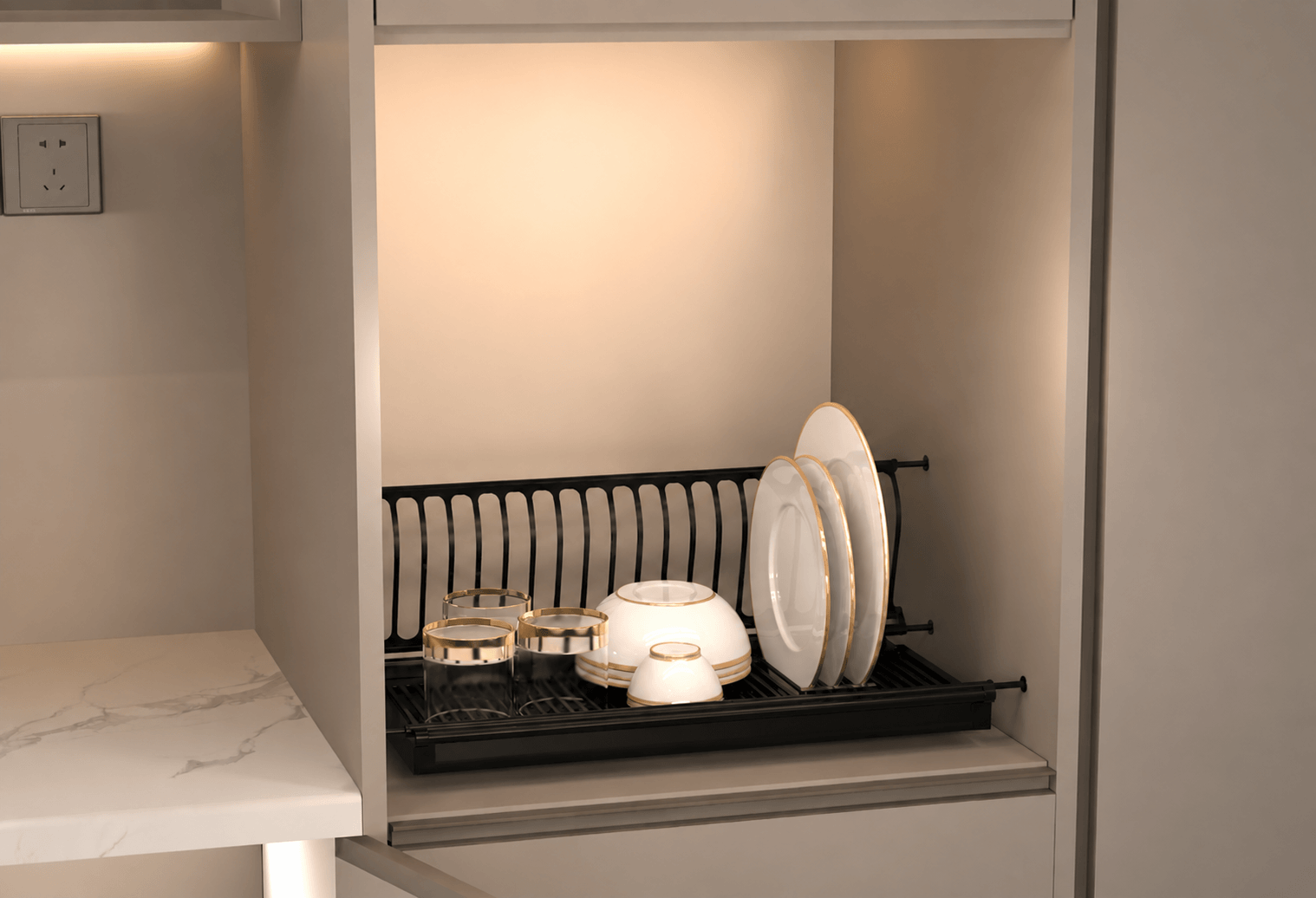 C type Staineless Steel Dsih Rack