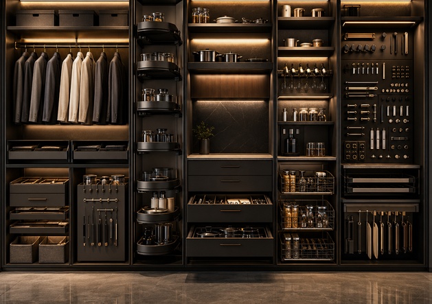 Integrated storage hardware product range