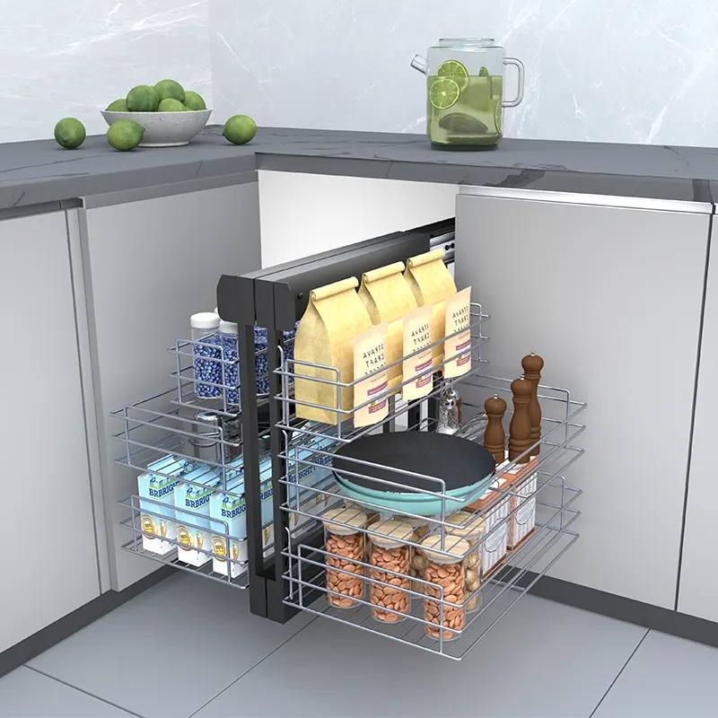 The solution to maximising the potential dead unit space in a kitchen