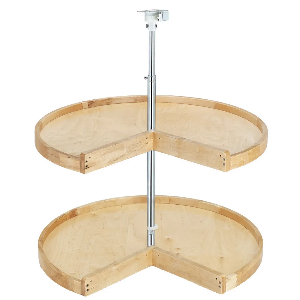 wooden lazy susan