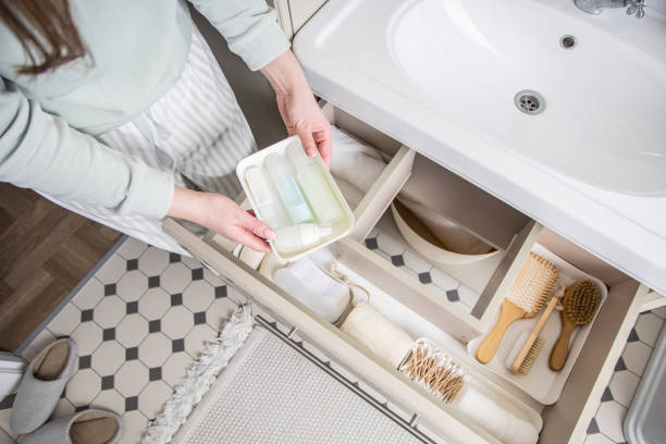 How to Organize Under Kitchen Sink？