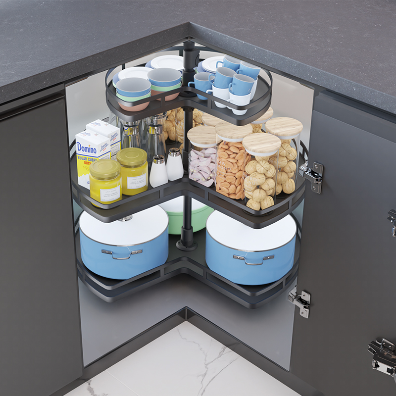 Blind Corner Cabinet Organizers: Your Bulk Storage Solution