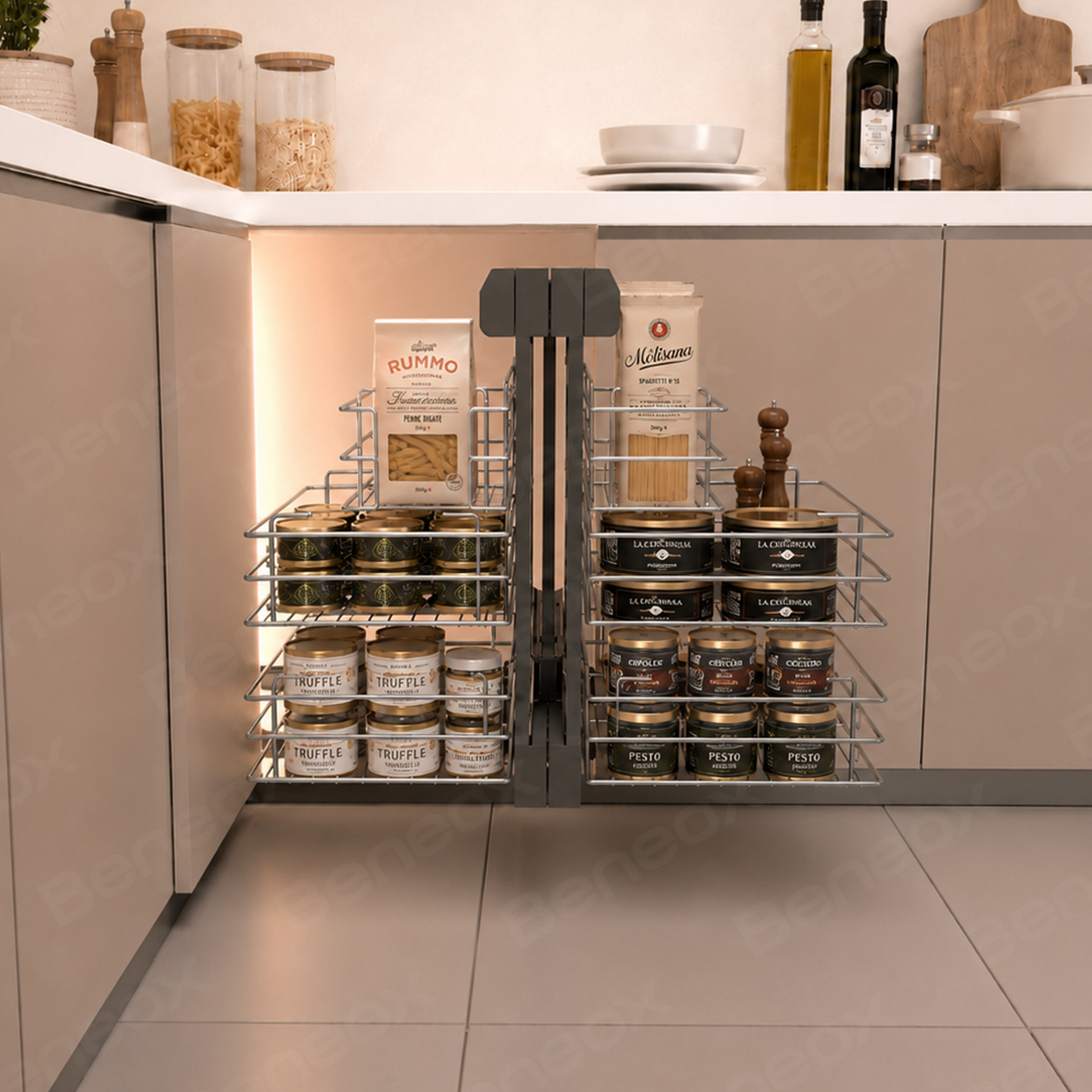 3 Tiers Wire Magic Corner